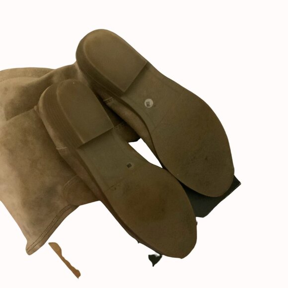 Nine West Vintage America Tan Suede Mid Calf Boots – Size 6 - Picture 6 of 7